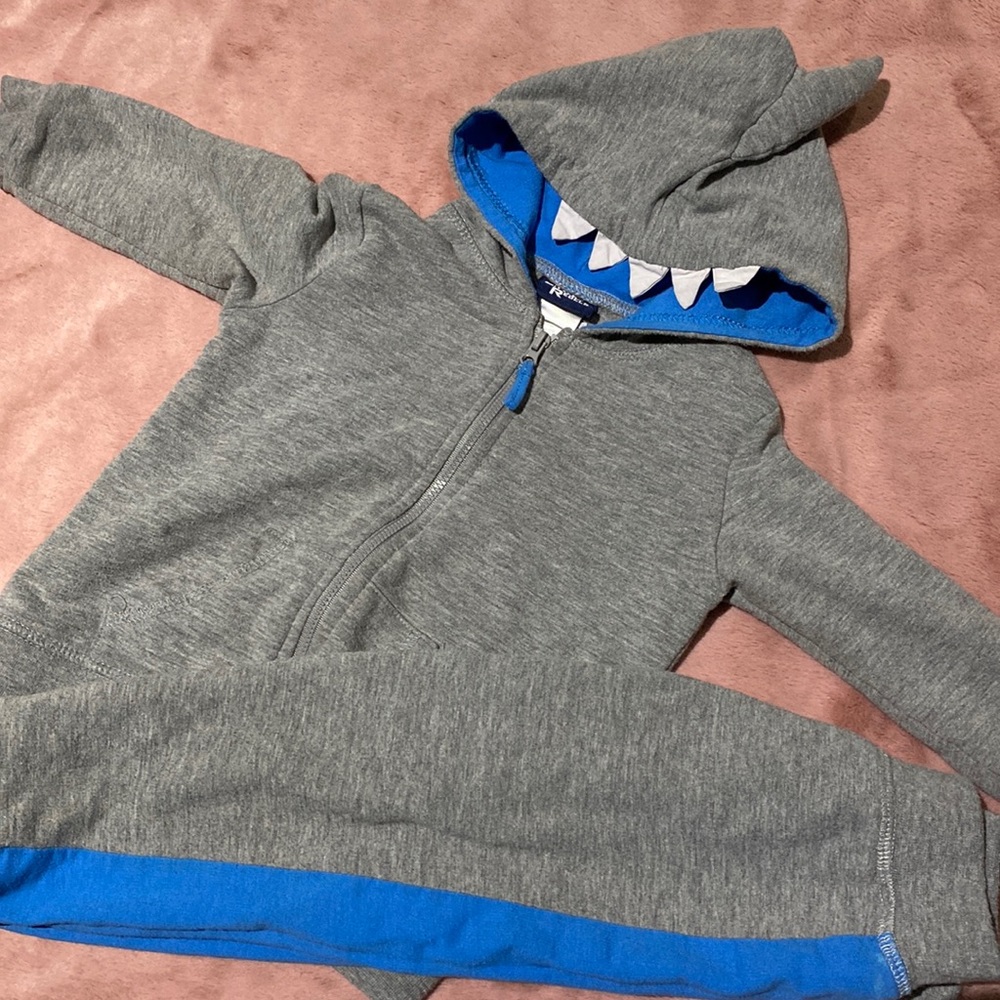 Boys Shark Sweat Suit